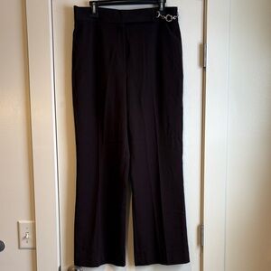 Grace Dane Lewis | Brown Pleated Trousers Pants Size 12 Business Professional